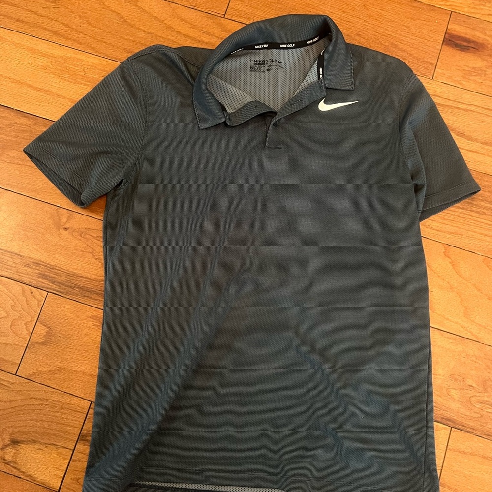 Nike Golf Men's Gray Polo Shirt Size Medium